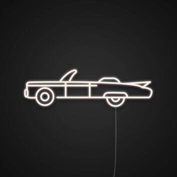 Klassisches Cabrio LED-Neonschild Wohnzimmer Garage