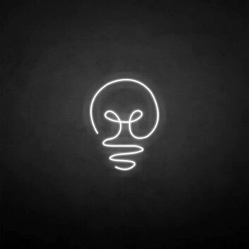 Glühbirne LED-Neonschild Wohnzimmer Büro