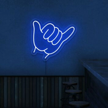 Shaka Handzeichen LED-Neonschild Bar Club