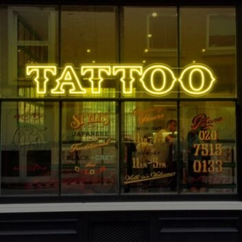 TATTOO LED-Neonschild für Tattoo Studio