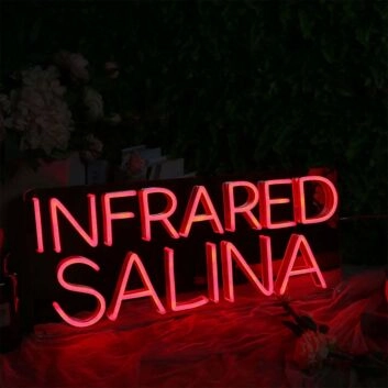 INFRARED SALINA LED-Neonschild für Spa Wellness