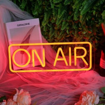 ON AIR LED-Neonschild für Studio Büro