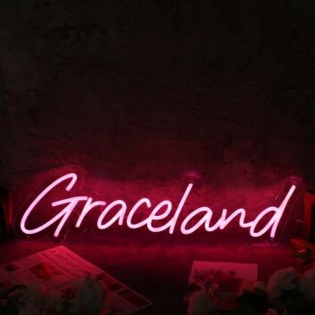 Graceland LED-Neonschild Wohnzimmer Bar