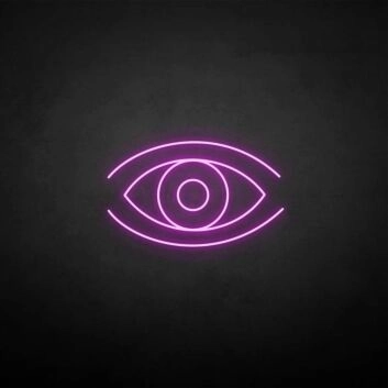 Auge Symbol LED-Neonschild Wohnzimmer Studio