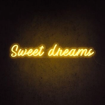 Sweet dreams LED-Neonschild für Schlafzimmer oder Wohnzimmer