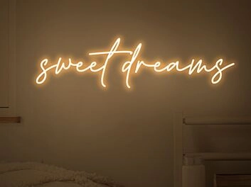 sweet dreams LED-Neonschild Schlafzimmer Wohnzimmer