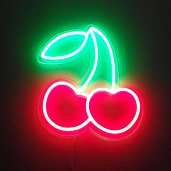 Kirschen LED-Neonschild für Bar Küche