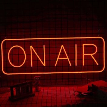 ON AIR LED-Neonschild für Studio und Broadcast