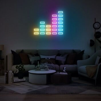 Musik Equalizer LED-Neonschild Wohnzimmer Musikstudio