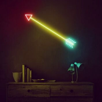 Pfeil LED-Neonschild für Wohnzimmer Schlafzimmer