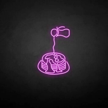 Pfannkuchen mit Sirup LED-Neonschild für Café Restaurant