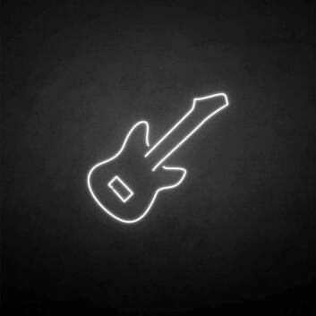 E-Gitarre LED-Neonschild Musikstudio Bar
