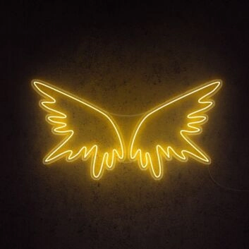 Engelsflügel LED-Neonschild Wohnzimmer Schlafzimmer