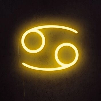 Krebs Sternzeichen Symbol LED-Neonschild Wohnzimmer Schlafzimmer