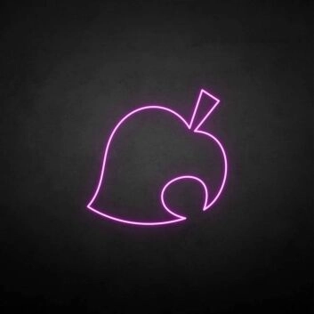 Blatt Symbol LED-Neonschild Gaming Zimmer Wohnzimmer
