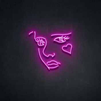 Personalisiertes LED Neonschild für Kosmetikstudio