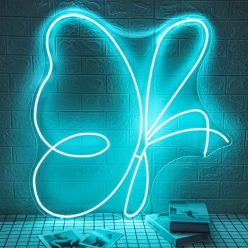 Schmetterling LED-Neonschild Wohnzimmer Schlafzimmer