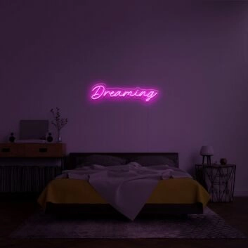 Dreaming LED-Neonschild Schlafzimmer