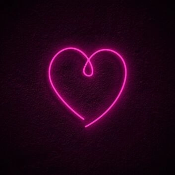 Herzsymbol LED-Neonschild Wohnzimmer Schlafzimmer