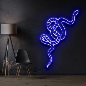 Schlange LED-Neonschild Wohnzimmer Bar