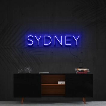 SYDNEY LED-Neonschild Wohnzimmer Büro