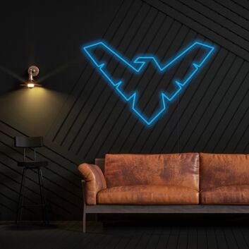 stilisiertes Adler-Symbol LED-Neonschild Wohnzimmer Büro