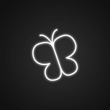 Schmetterling LED-Neonschild Wohnzimmer Kinderzimmer