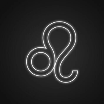 Löwe Sternzeichen Symbol LED-Neonschild Wohnzimmer Schlafzimmer