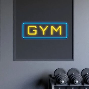 GYM LED Neonschild für Fitnessraum und Homegym