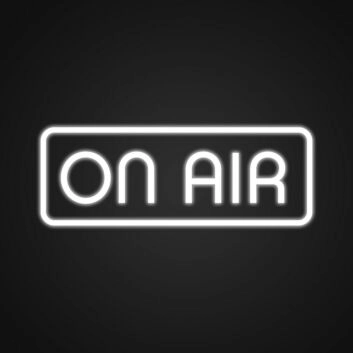 ON AIR LED-Neonschild für Studio Podcast