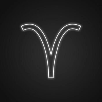 Widder Sternzeichen Symbol LED-Neonschild Wohnzimmer Bar