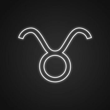 Stier Sternzeichen Symbol LED-Neonschild Wohnzimmer Bar