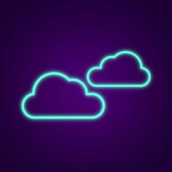 Wolken LED-Neonschild Wohnzimmer Schlafzimmer