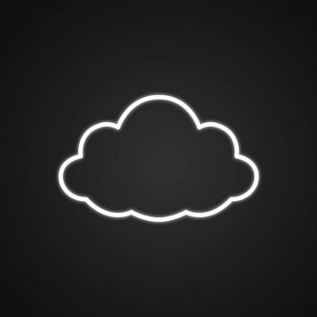 Wolke LED-Neonschild Wohnzimmer Kinderzimmer