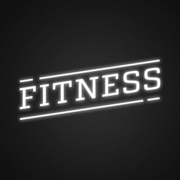 FITNESS LED-Neonschild für Fitnessstudio