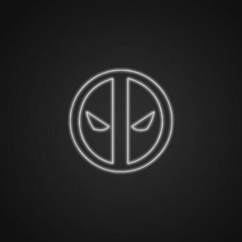 Maske mit Augenmotiv LED-Neonschild Gamingzimmer Wohnzimmer