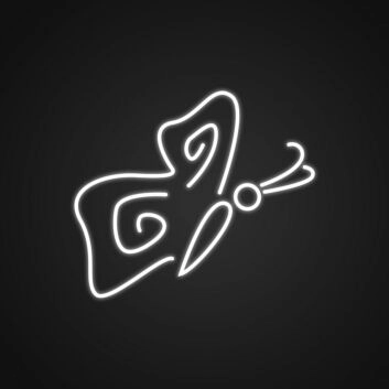 Schmetterling LED-Neonschild Wohnzimmer Schlafzimmer