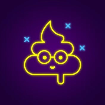Comic-Kot-Emoji mit Brille LED-Neonschild für Bar Club
