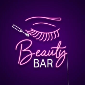 Beauty BAR LED-Neonschild für Kosmetikstudio Salon