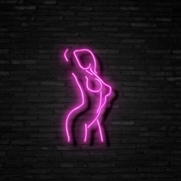 Silhouette einer Frau LED-Neonschild für Bar Club