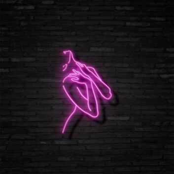 Umriss einer Frau LED-Neonschild für Wohnzimmer oder Bar
