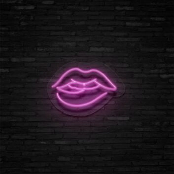 Lippen LED-Neonschild für Bar Club