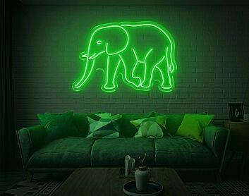Elefant LED Neonschild für Zuhause
