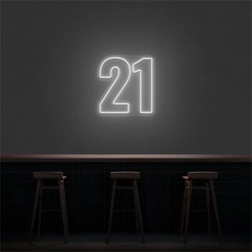 21 LED-Neonschild Bar Restaurant