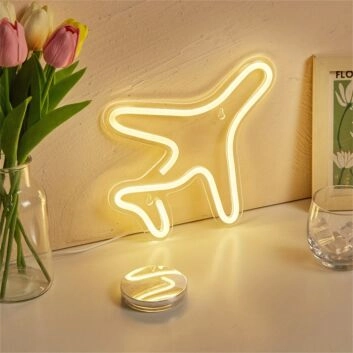 Flugzeug LED-Neonschild Wohnzimmer Schlafzimmer