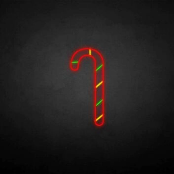 Zuckerstange LED-Neonschild Weihnachten Wohnzimmer
