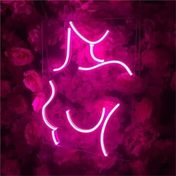 Abstrakte Körperform LED-Neonschild für Bar Club