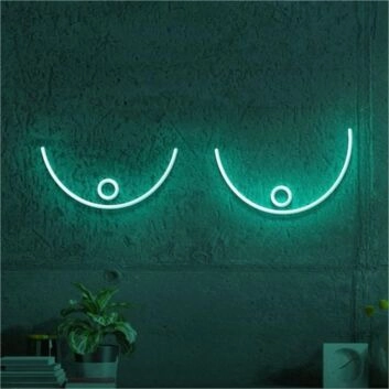 Brust-Symbol LED-Neonschild für Wohnzimmer und Bar
