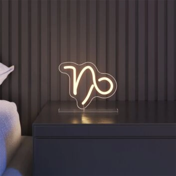 Steinbock Sternzeichen Symbol LED-Neonschild Schlafzimmer Wohnzimmer