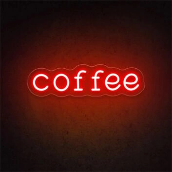 coffee LED-Neonschild für Café und Küche